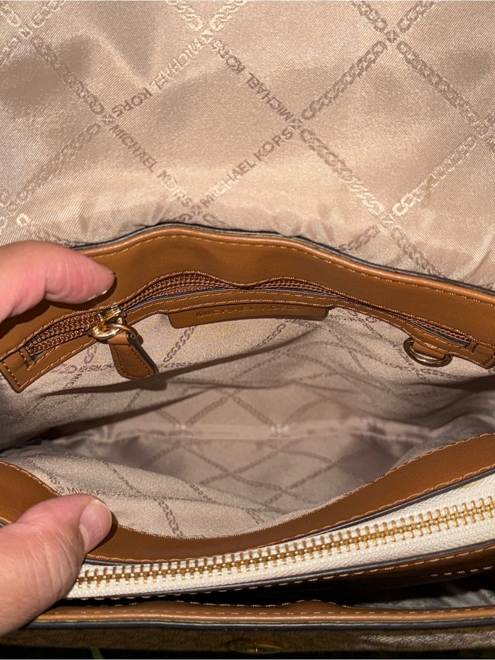 Michael Kors Medium Logo Backpack - Picture 4 of 6